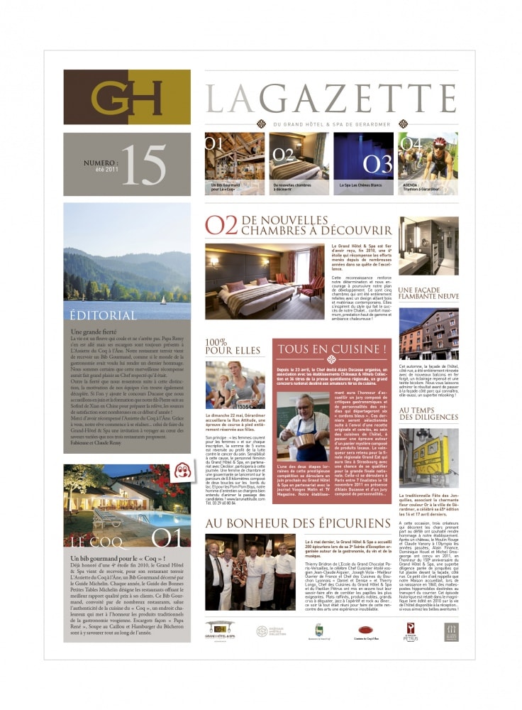 Newsletter du Grand Hôtel