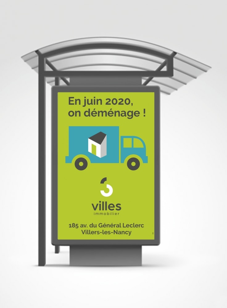 Affiche déménagement 2020