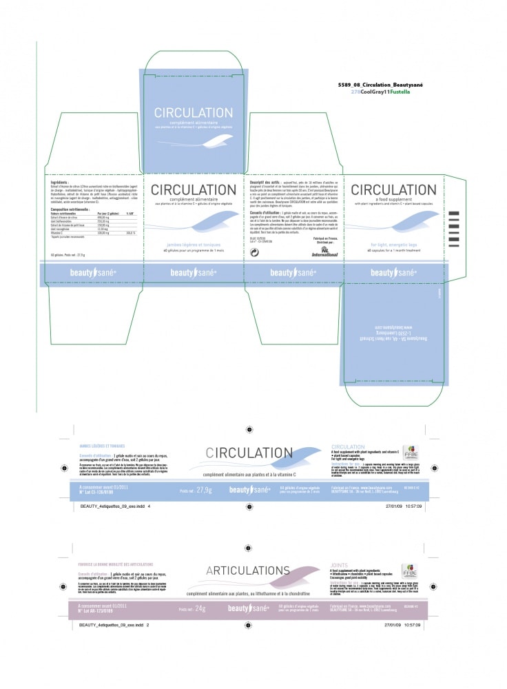 Packs, étiquettes et notice